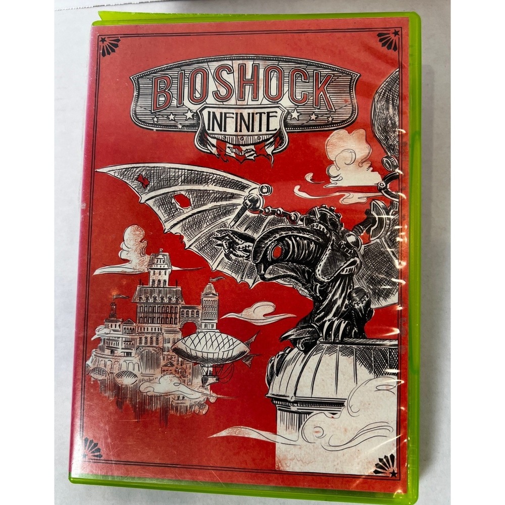 BioShock Infinite Xbox 360 Game CIB with Manual Reversible Cover Art 2K Games
